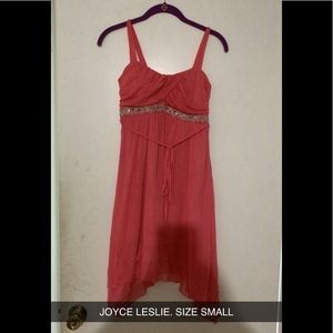 pink joyce leslie dress